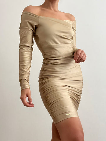 Vestido Manga Lara Zurcido Costado