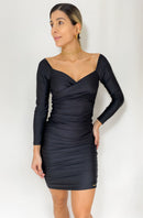 Vestido Manga Lara Zurcido Costado