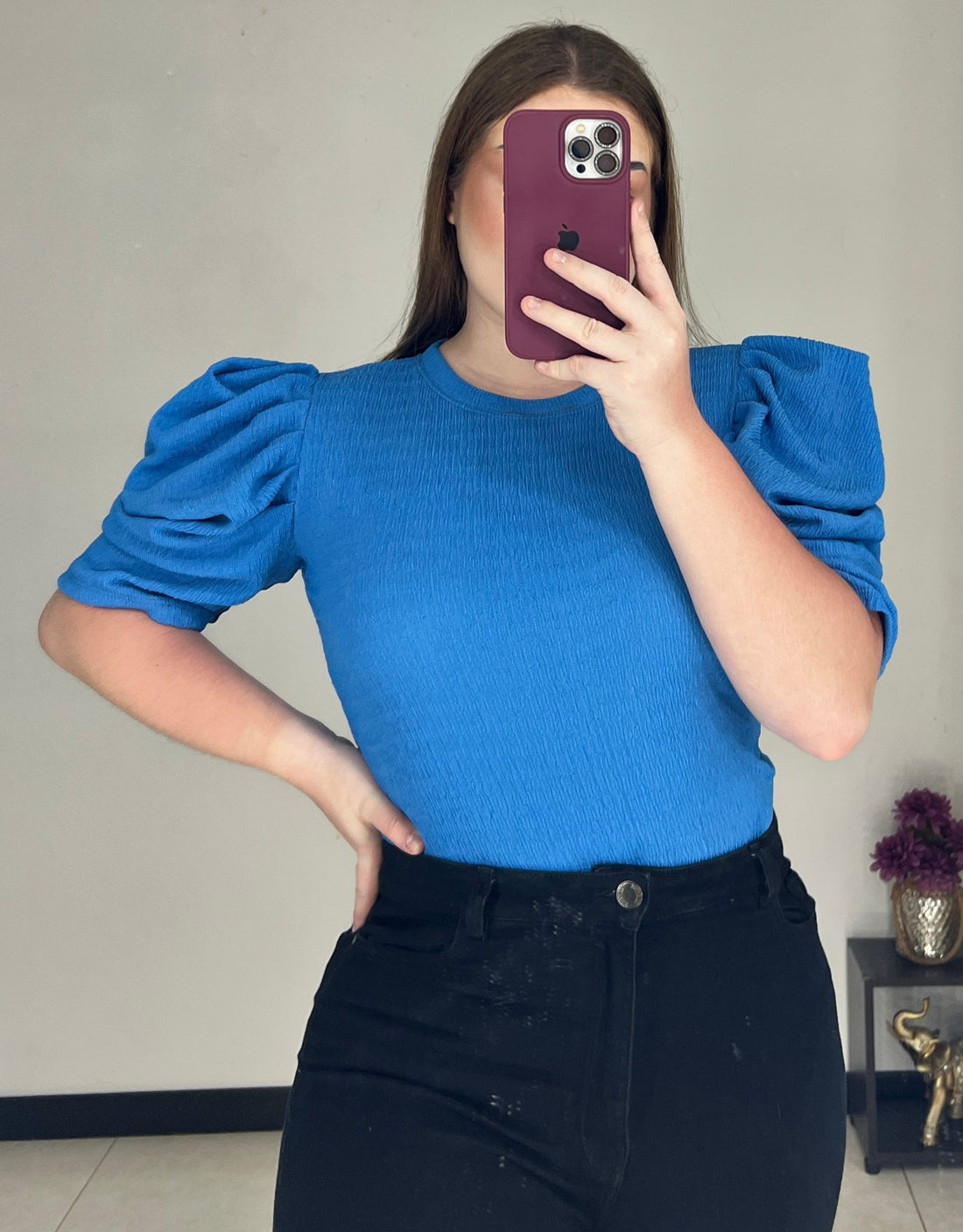Blusa Manga Corta Bombacha Prenses Plus