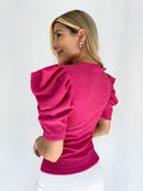 Blusa Manga Corta Bombacha Prenses