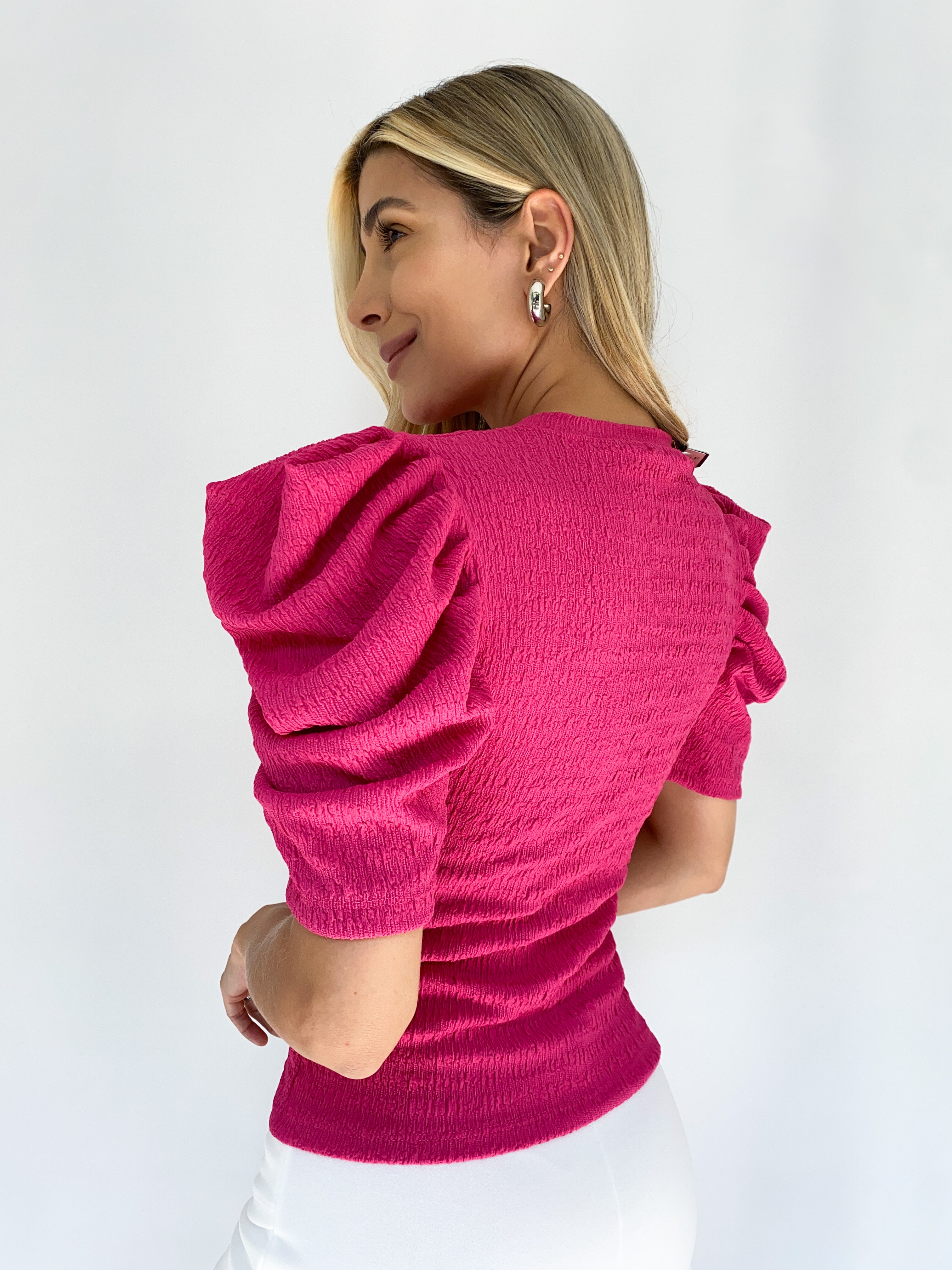Blusa Manga Corta Bombacha Prenses