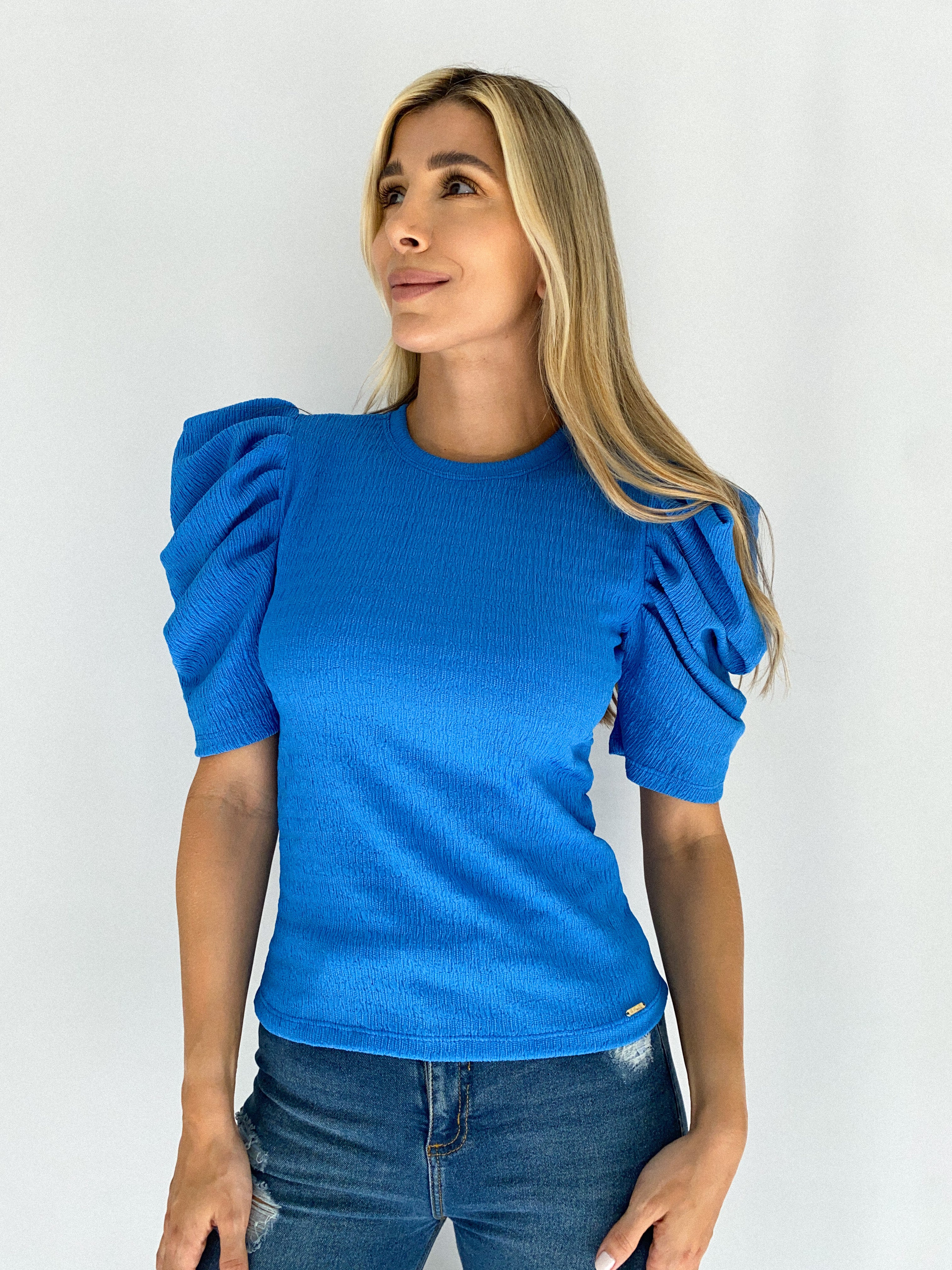 Blusa Manga Corta Bombacha Prenses