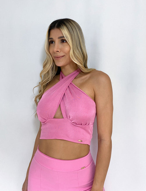 Crop Top Copas Cruzadas
