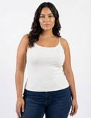 Blusa Tiras Resorte Embonada Plus