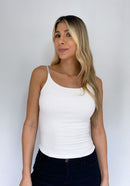 Blusa Tiras Resorte Embonada
