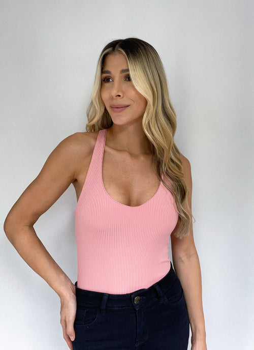 Blusa Manga Sisa Cuello V Rib