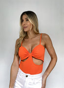 Body Tiras Copa Escote Cintura