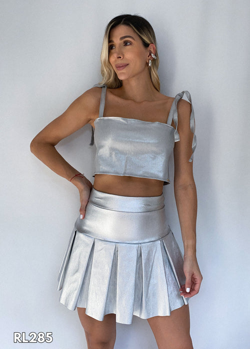 Falda Cuerina Prenses