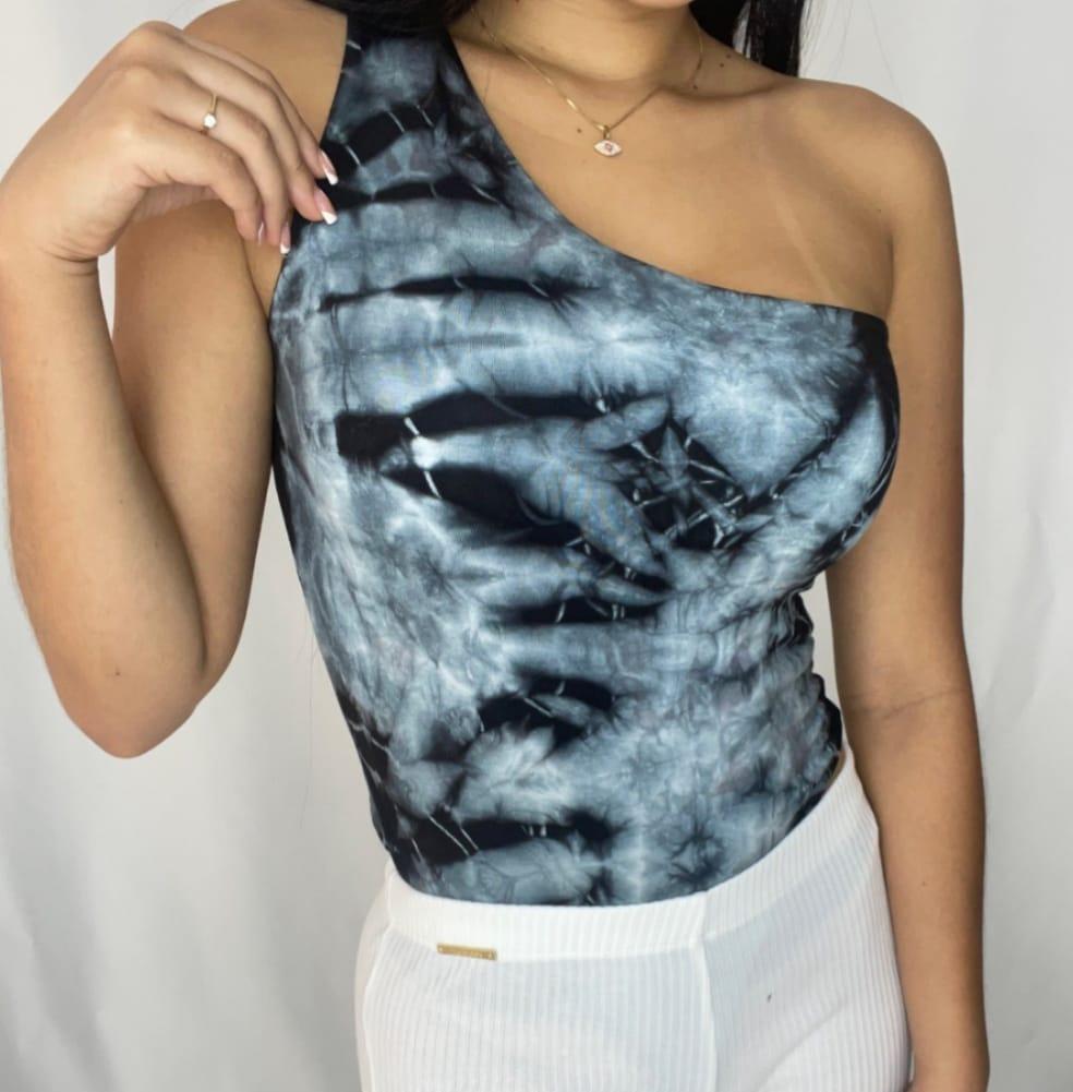 Body asimetrico tie dye