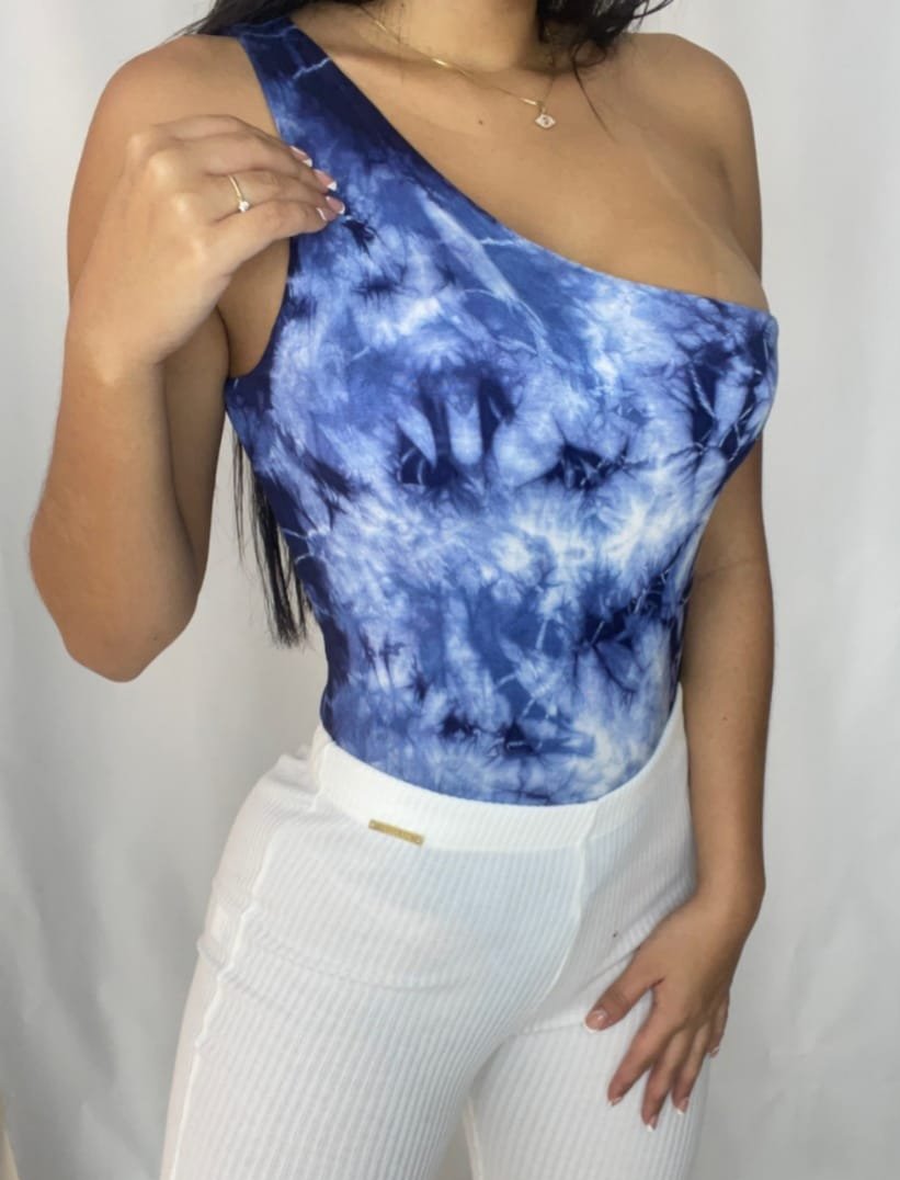 Body asimetrico tie dye