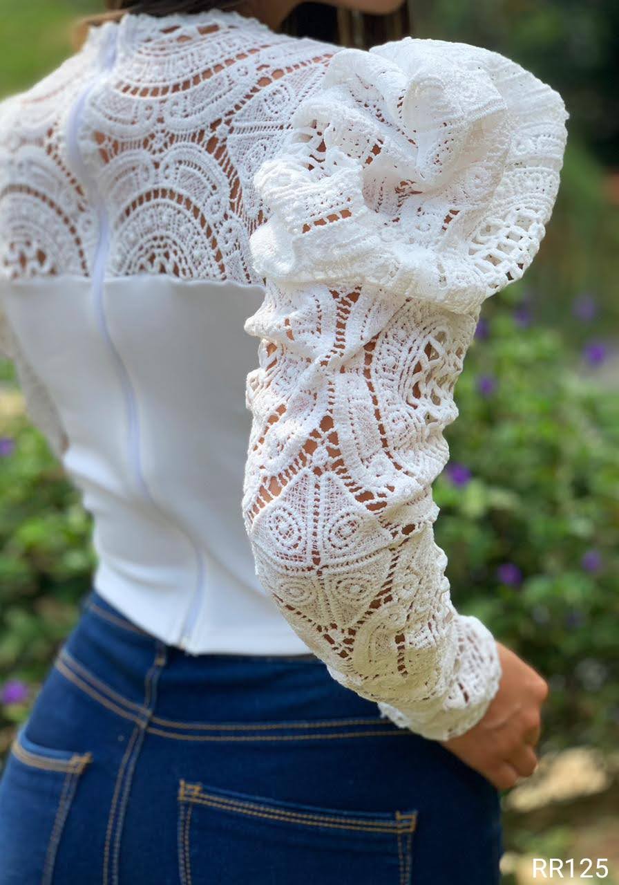 Blusa Manga Larga Bipiure