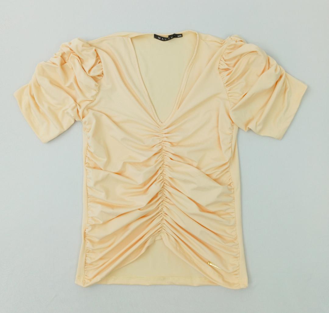 Blusa Manga Corta Resorte Busto