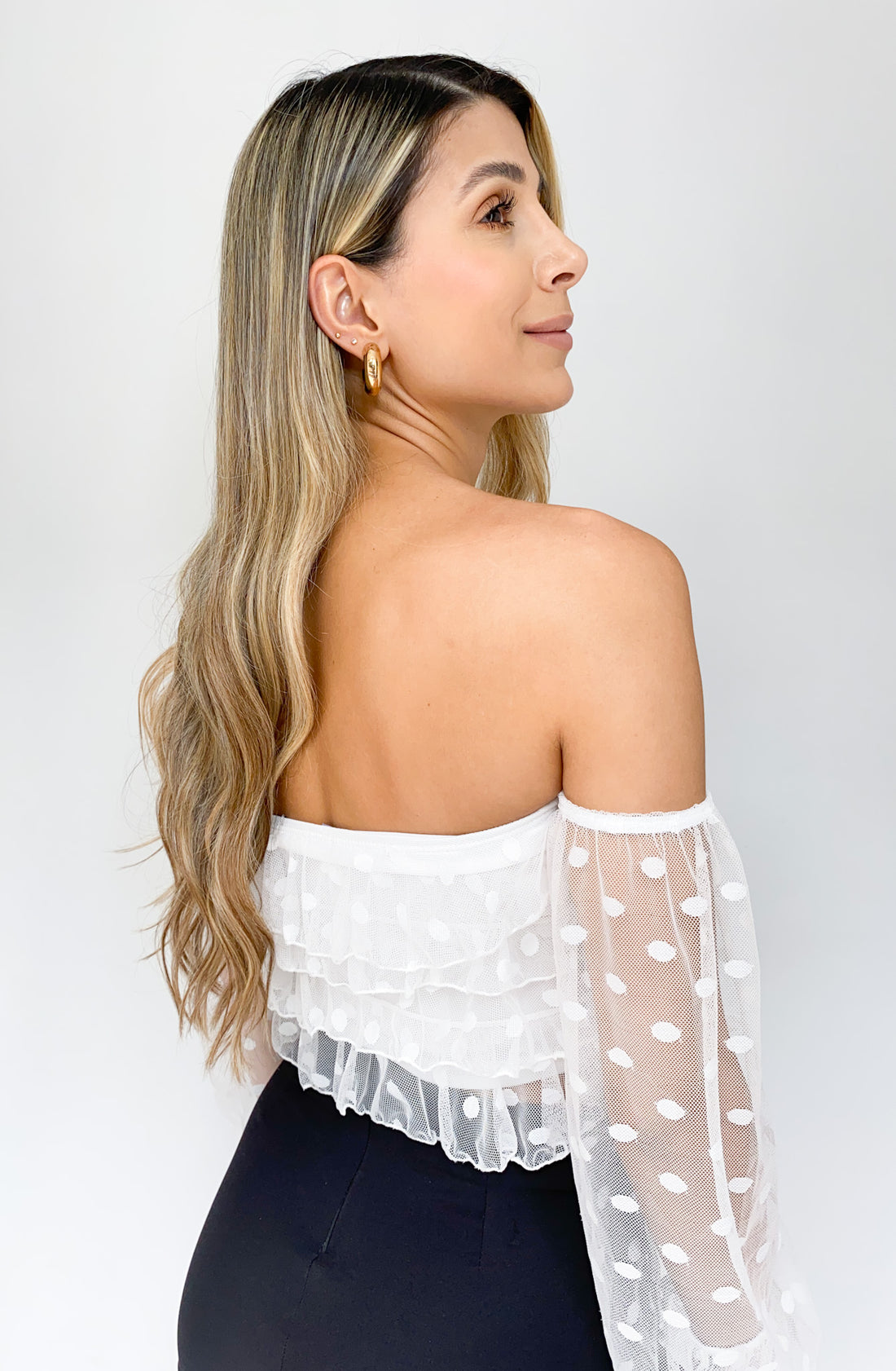 Blusa Manga Larga Mayatex Puntos