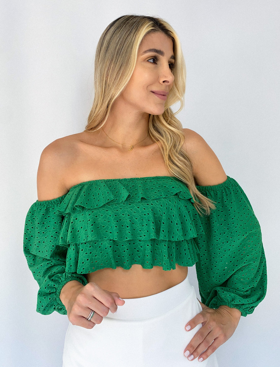 Blusa Manga Larga Bolero Ojalillo