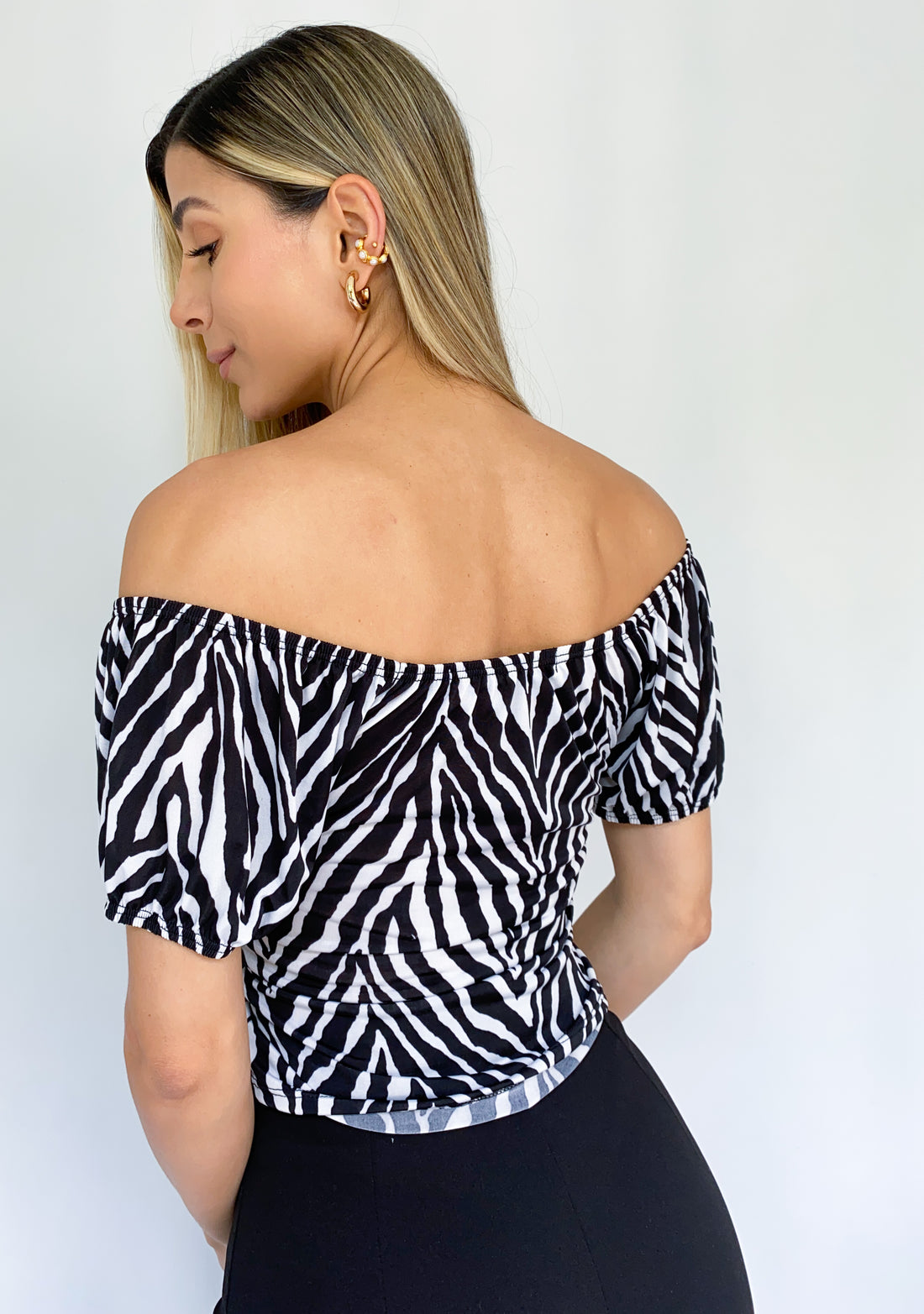 Blusa Estamapada Cebra