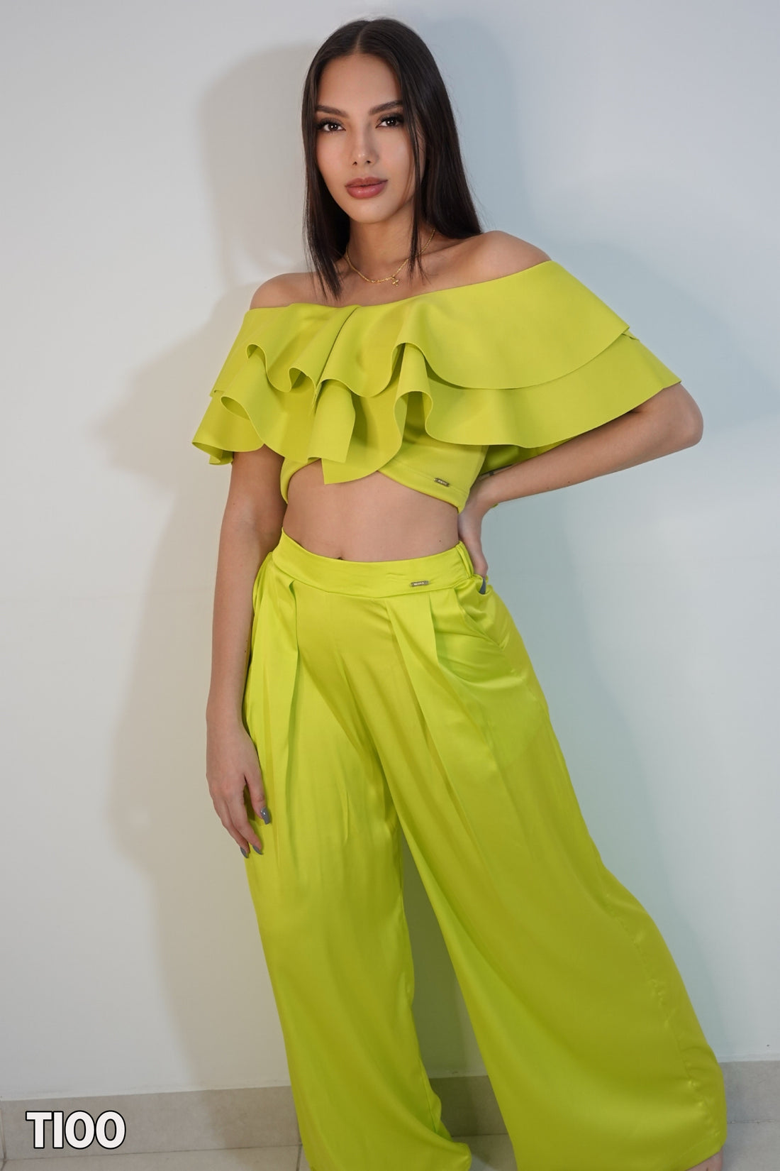 Pantalon Palazzo Unicolor
