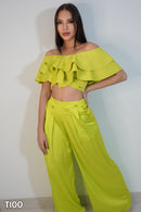 Pantalon Palazzo Unicolor