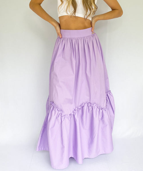 Falda Larga Popelina Bolero Ondas