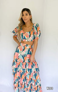 Blusa Manga Bombacha Estampado