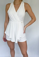 Vestido Falda Short Escote Cruzado