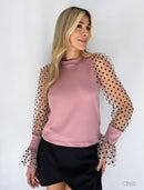 Blusa Manga Larga Velo Pepas