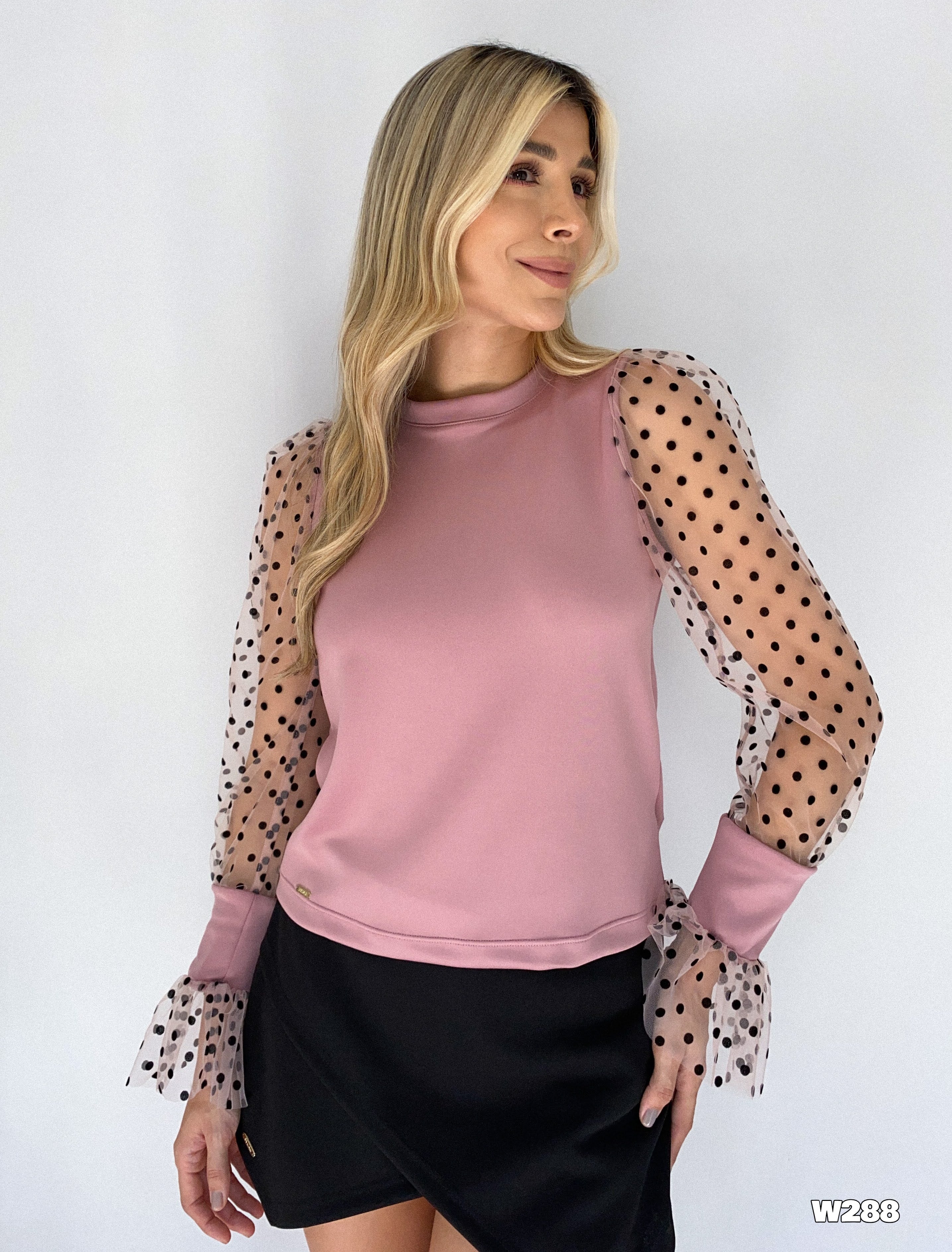 Blusa Manga Larga Velo Pepas