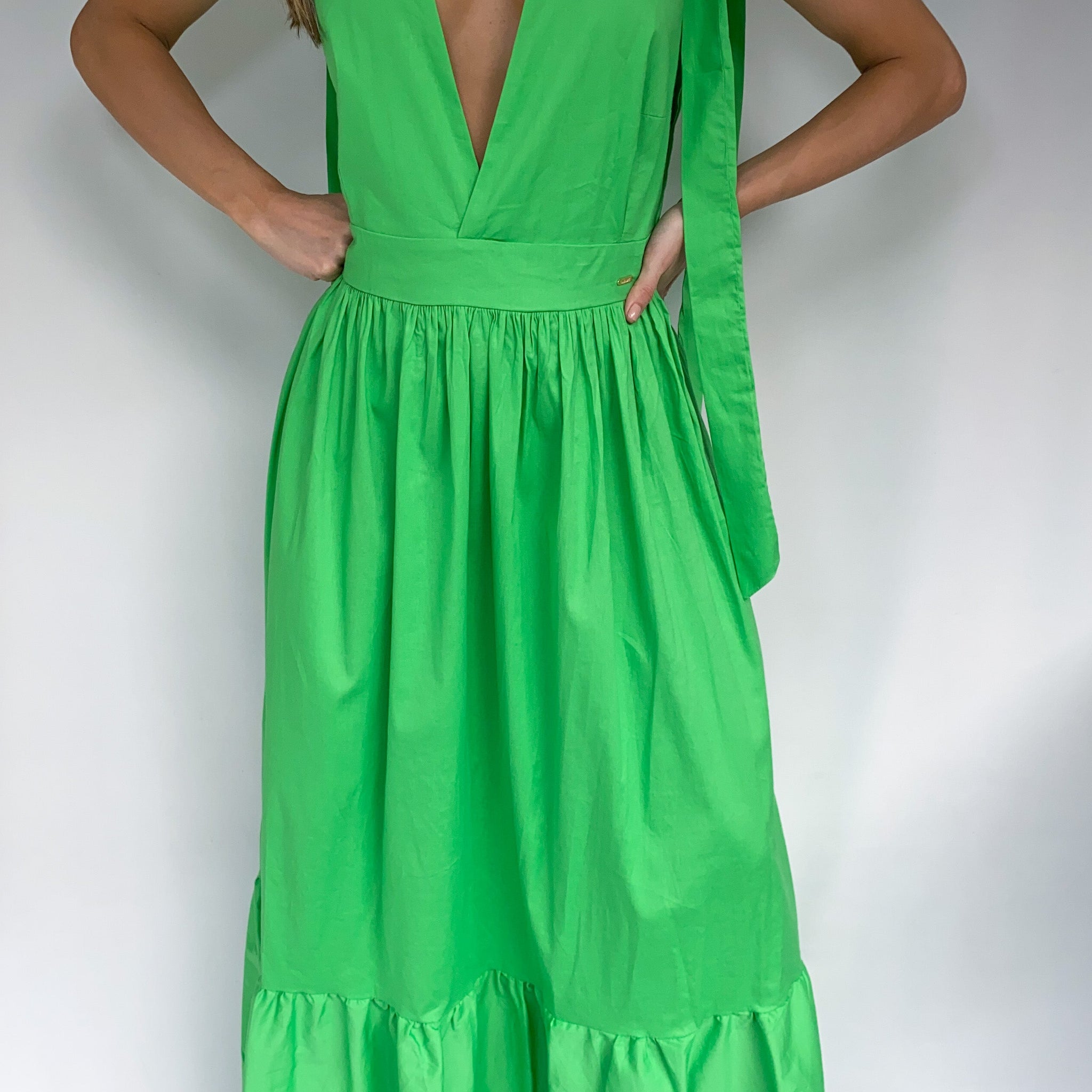 Vestido Largo Amarrar Tiras