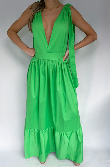 Vestido Largo Amarrar Tiras