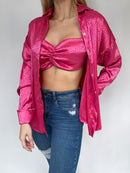 Camisera Con Crop Top Estampado