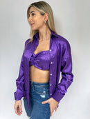 Camisera Con Crop Top Estampado