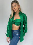 Camisera Con Crop Top Estampado