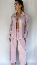 Pantalon Acanalado Brillos