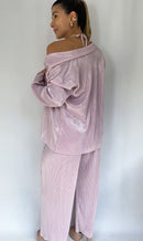 Pantalon Acanalado Brillos