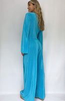 Pantalon Plisado Unicolor