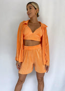 Camisera Plisada Unicolor