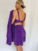 Conjunto 2 Piezas Short + Crop Top