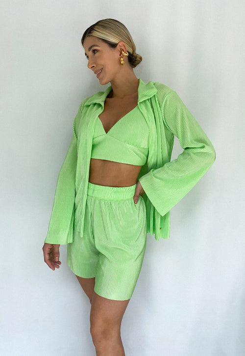 Camisera Plisada Unicolor