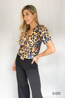 Blusa animal print cadena
