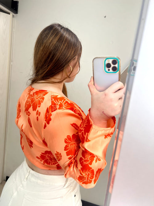 Blusa manga larga campana amarar centro