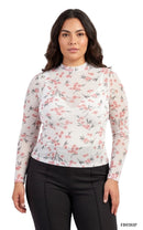 Blusa Manga Larga Cuello Alto