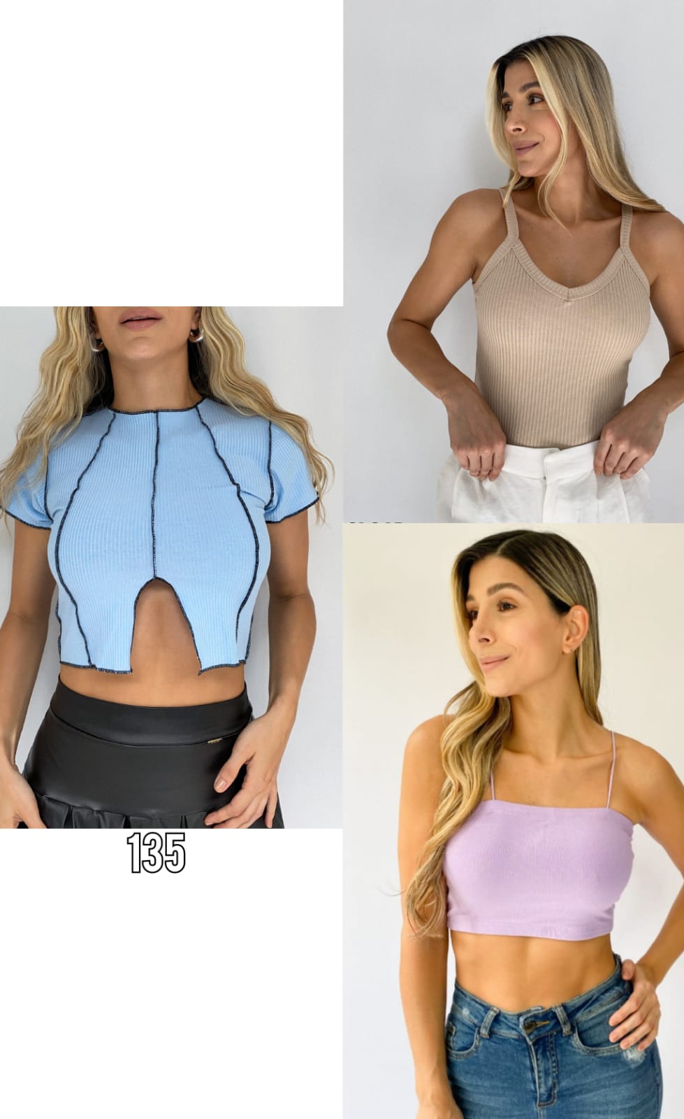 Blusa referencias variadas paquete X3