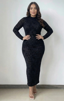 Vestido Manga Larga Mayatex Estampado P