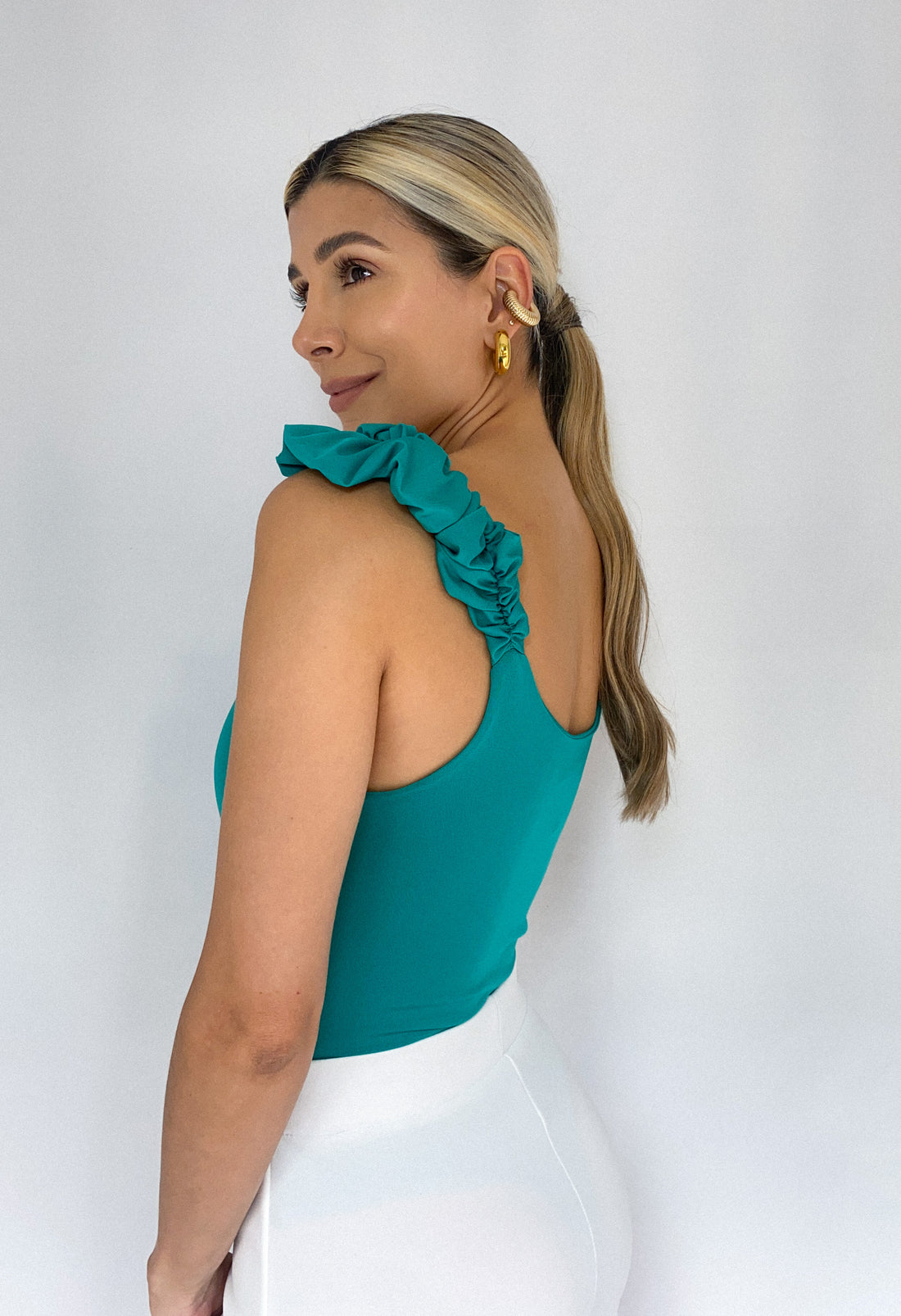Body licrado tiras runche