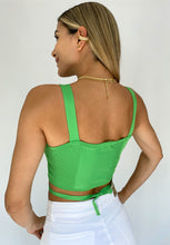 Cargar imagen en el visor de la galería, Crop top unicolor en hilo
