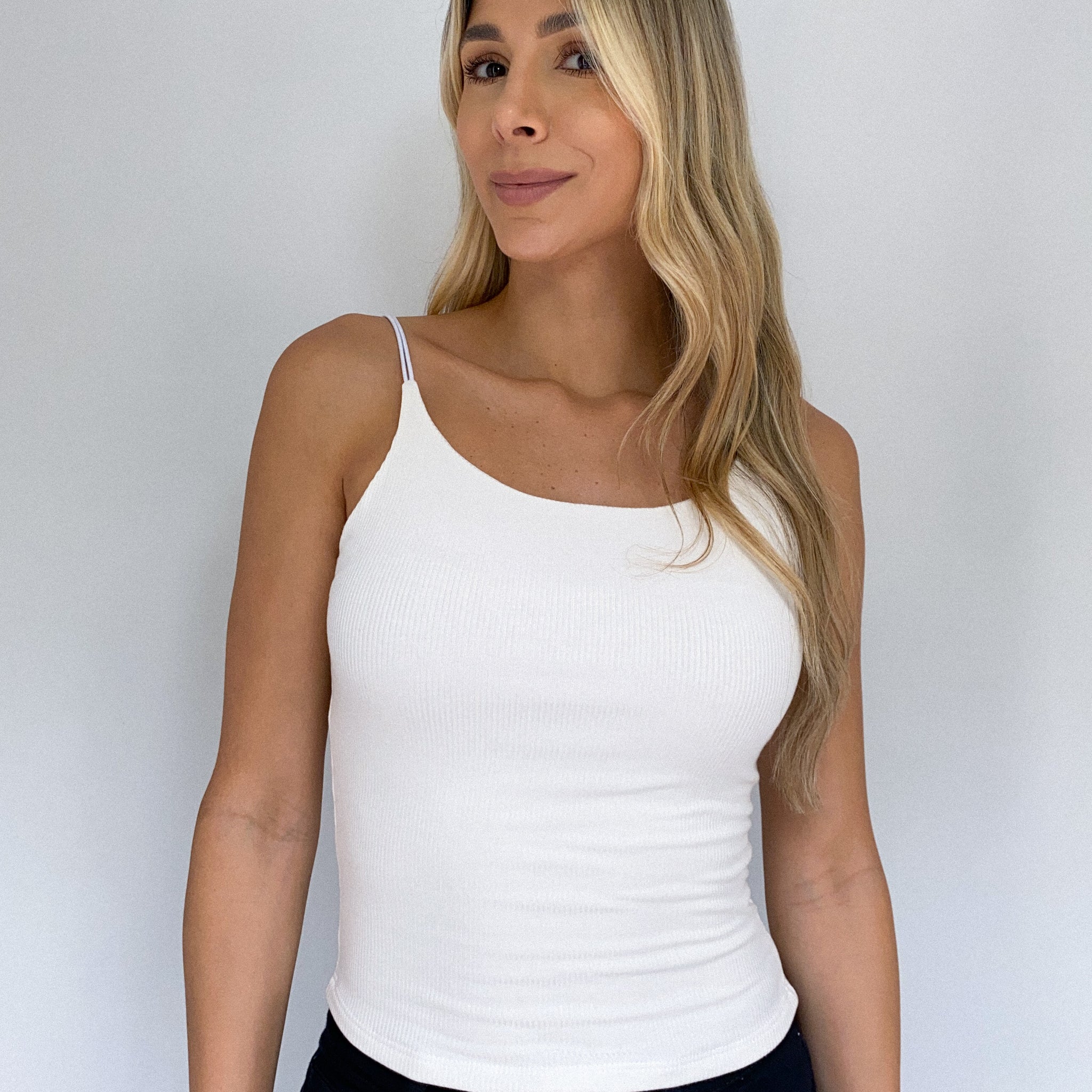 Blusa tiras resorte embonado