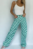 Jean tiro alto estampado