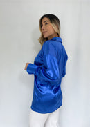 Camisera manga larga satín