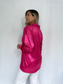 Camisera manga larga satín