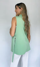Blazer Con Tiras Laterales