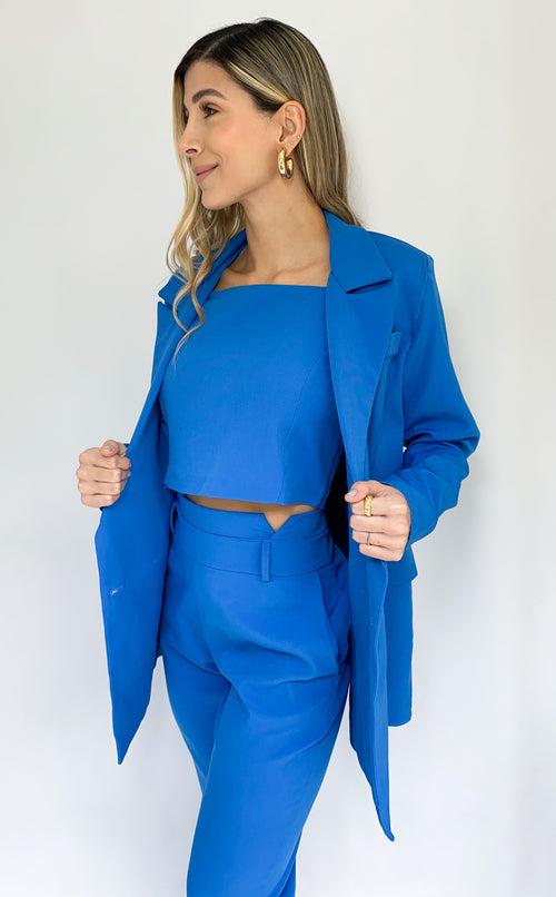 Conjunto blazer x3 blusa pantalón